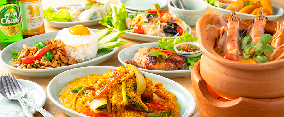 タイ人シェフの作る100％のタイ料理をお届け！