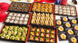 ドーナツ寿司と和食デリの和ははお手軽プラン(1,300円 / 人) - オードブル
