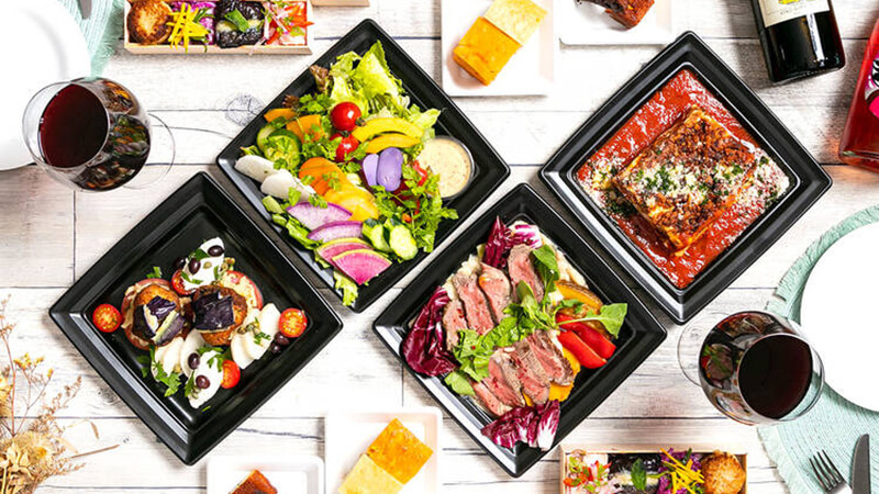 数人からでも注文可能な「シェフコレ」のパーティ料理