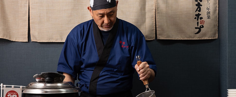出来立てアツアツラーメンのケータリング