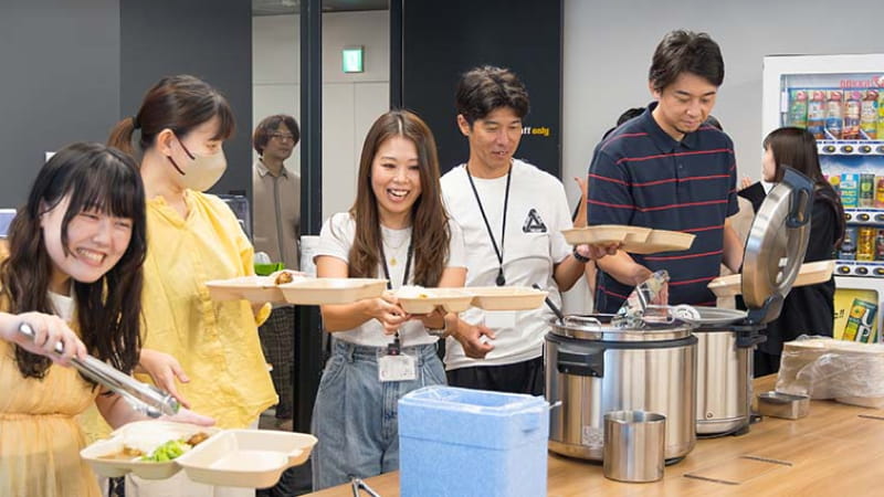 スムーズに配れて、現場でも扱いやすい