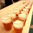 ずらーっと並んだ生ビール　安心の2時間の飲み放題