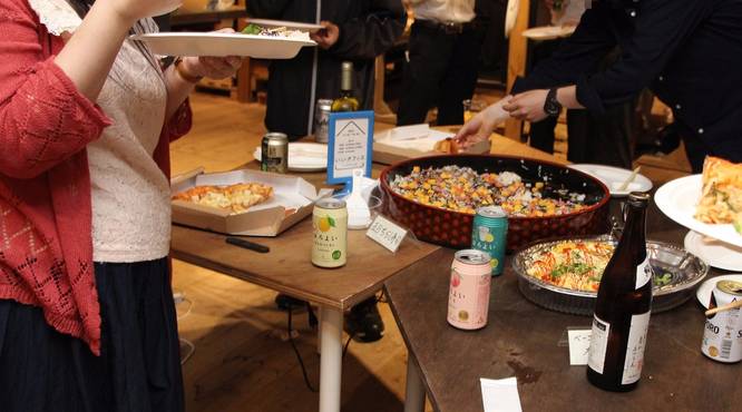 最後の方は皆さんお腹いっぱいに！