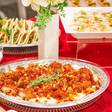 綺麗なお料理で会話が弾みますね