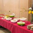 造花による無料装飾で、より会場を華やかに。