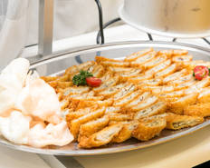 ヒートランプでアツアツをキープ