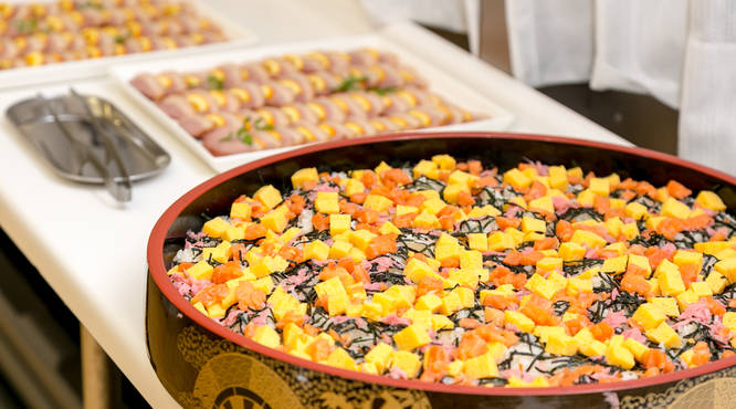 彩キレイなちらし寿司