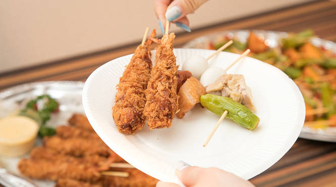 揚げ物はお酒が進みますね！