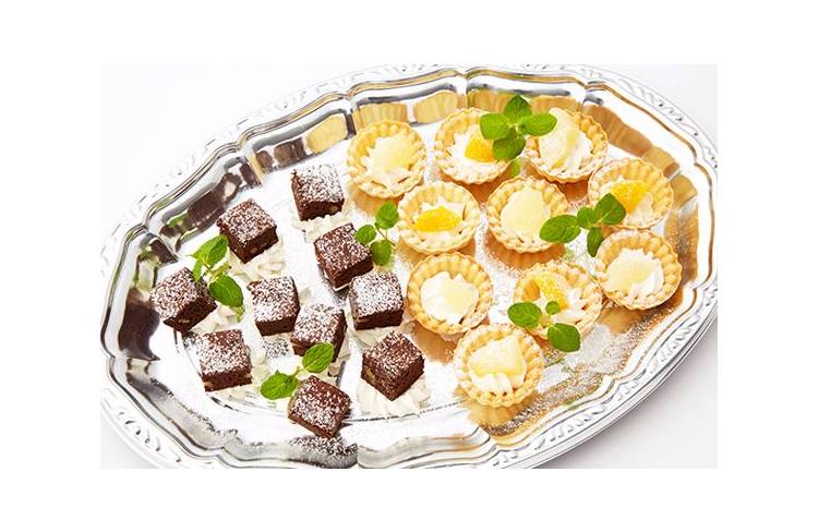 フルーツプチタルト&チョコレートブラウニー