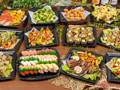 人気のお寿司にステーキもついたボリュームプラン