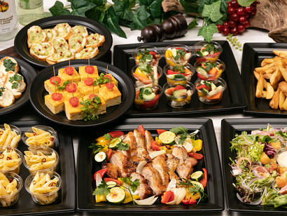 フィンガーフード充実のカジュアルプラン