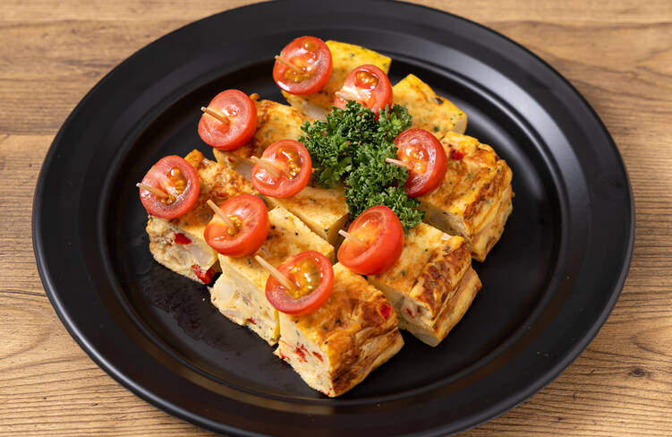 スパニッシュオムレツ ピンチョス仕立て