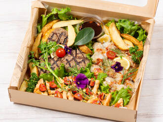 mini丼kitchen HIMAWARI|ハンバーグが美味しいカフェ風デリごはん