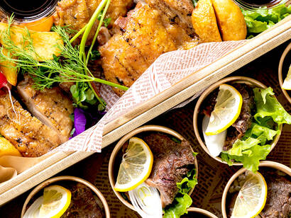 オパール～カラフルベジに艶めくジューシーハラミ