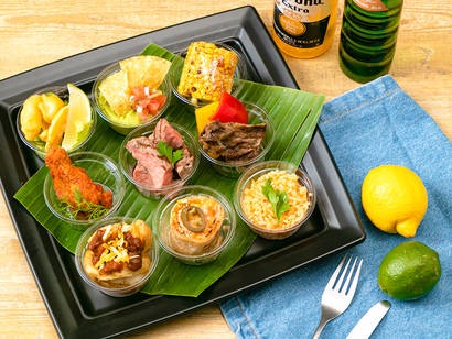 3種のお肉料理 メキシカンデリカップ・ボリューム