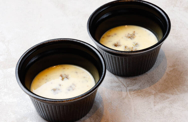 サツマイモのスープ トリュフ風味