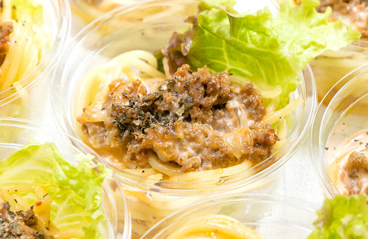 カップ一口パスタ