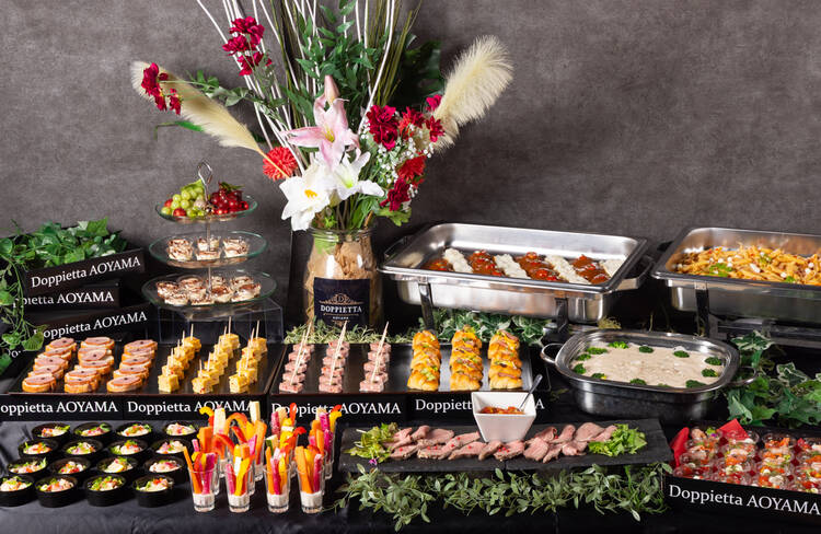 16名様分の盛り付けイメージ