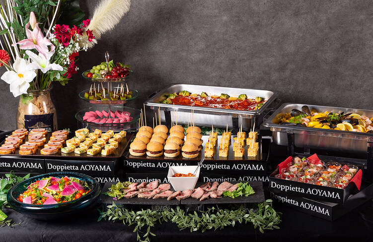 16名様分の盛り付けイメージ