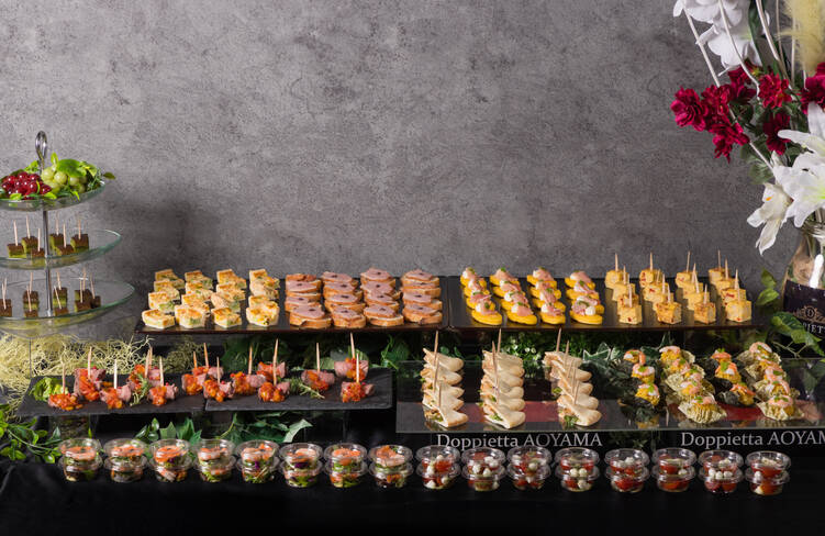 16名様分の盛り付けイメージ