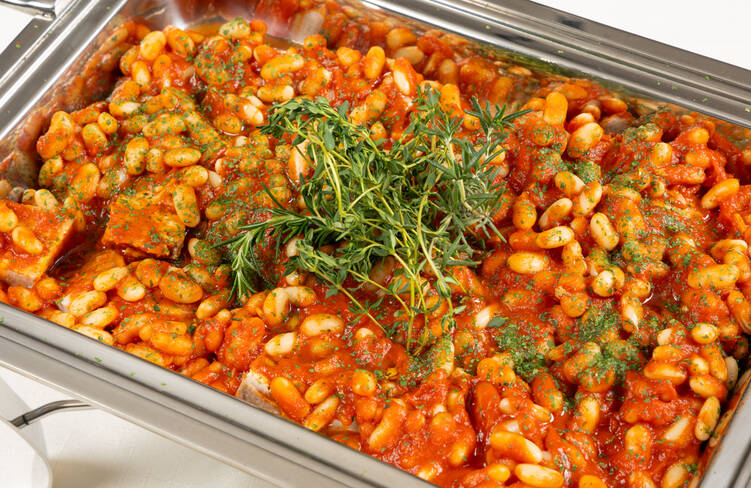 【温製】豚肩ロースと白いんげん豆のトマト煮