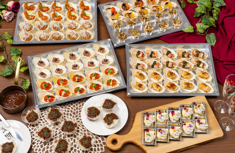 10名様分盛り付けイメージ