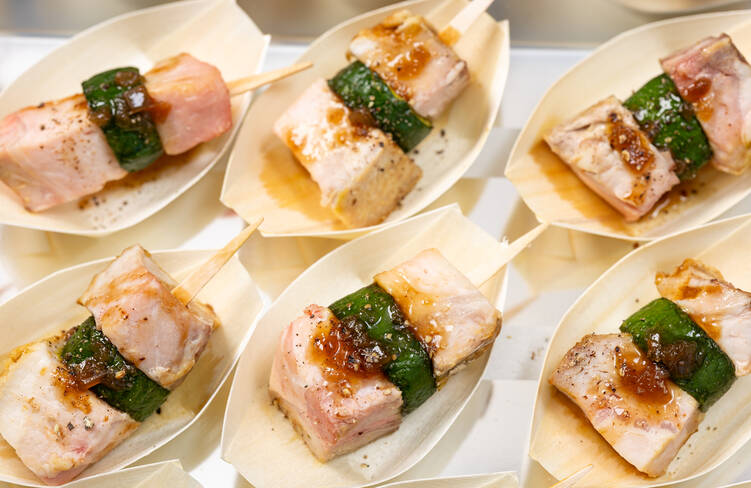 豚ロースの串焼き