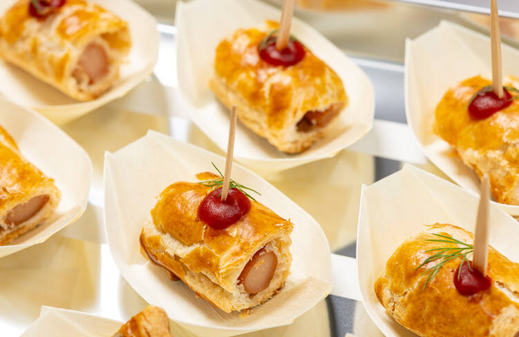 ソーセージのパイ包み