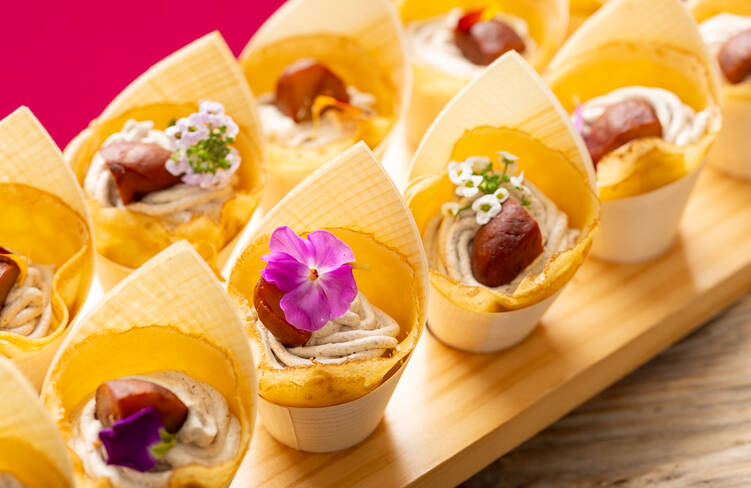 季節のミニクレープ