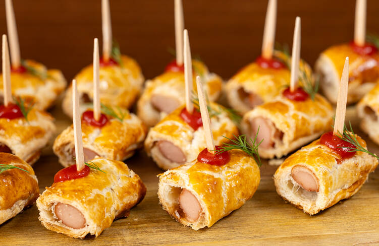 ソーセージのパイ包み