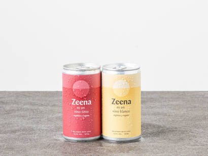 Zeena缶 ワイン2種セット(赤・白)