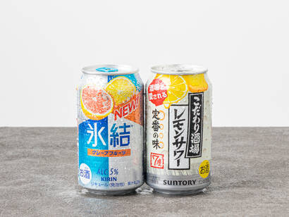 サワー2本セット(レモン・グレープフルーツ)