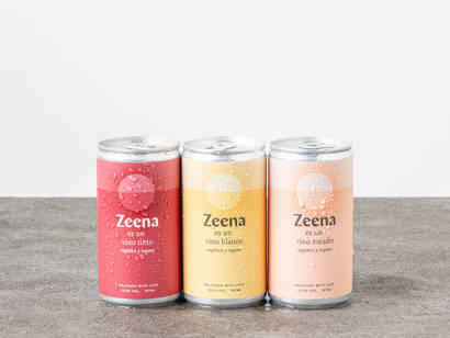 Zeena缶 ワイン3種セット(赤・白・ロゼ)