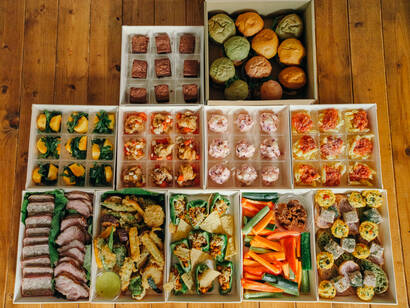 有機野菜&カラフルミニバーガーデリバリーLサイズ