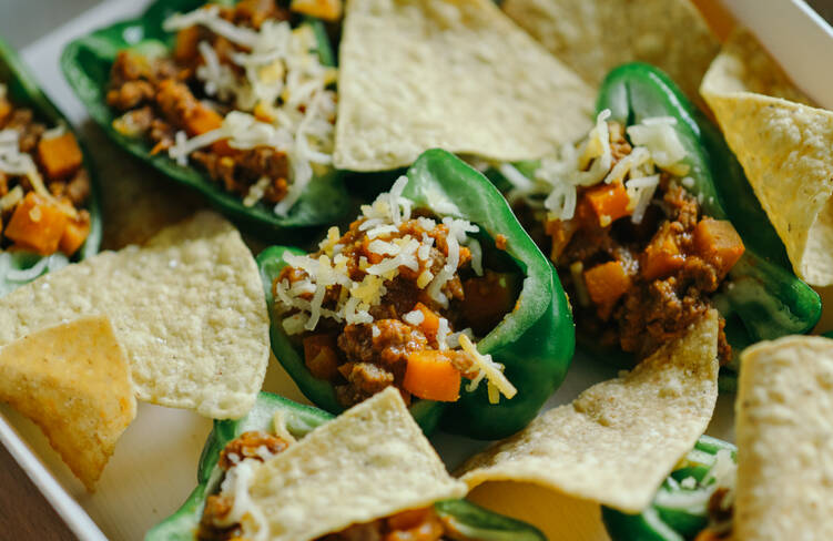 生ピーマン一口カレー