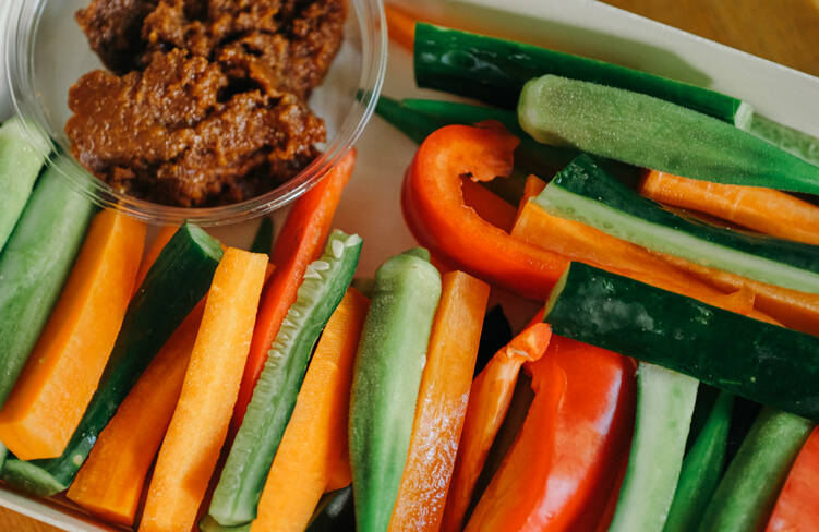 生かじり季節野菜野菜 天然醸造のお味噌添え