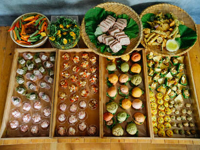 有機野菜&カラフルミニバーガーケータリングS