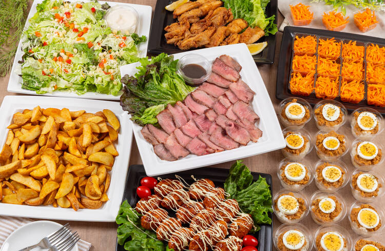 15名様分の盛り付けイメージ