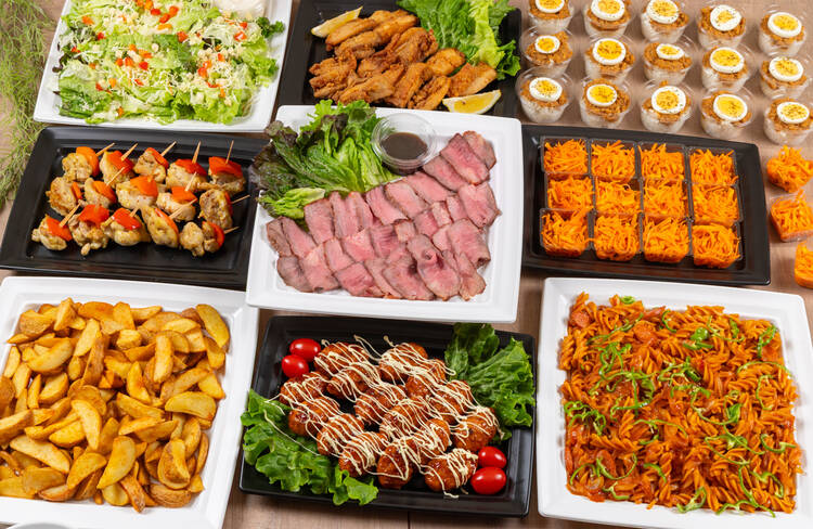 15名様分の盛り付けイメージ