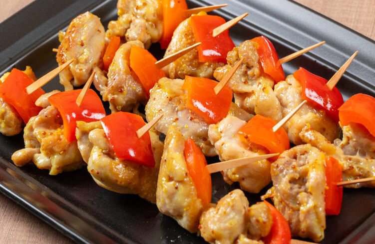 ハニーマスタードチキンピンチョス