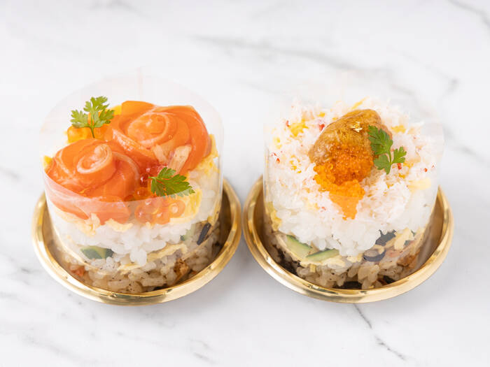 うに・かに&いくら・サーモンセット｜No.sushi(ナンバードットスシ