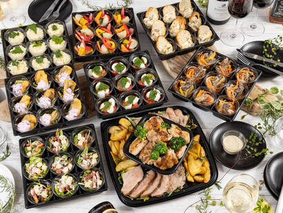 大皿盛りと小分け スペシャルイベントプラン