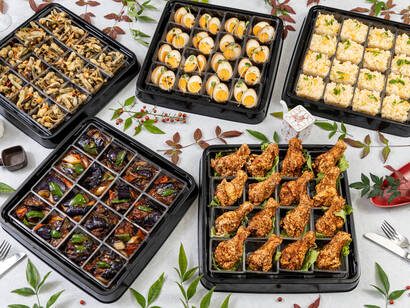 全品小分け 北京飯店のライトブッフェ