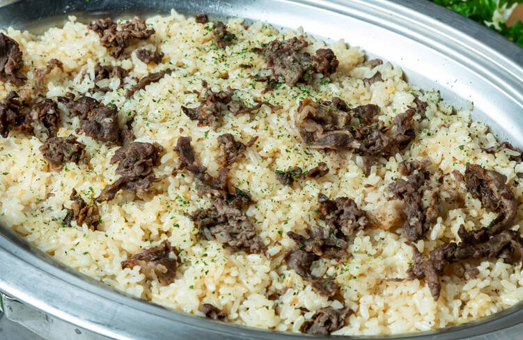 【温製】ステーキハウスのビーフピラフ