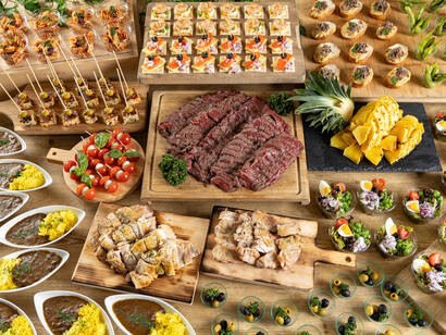 肉と温製料理が楽しめるカジュアルプラン