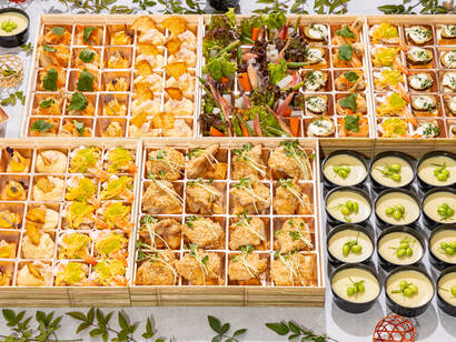 懐石フレンチ 若鶏と茶碗蒸しの折箱プラン