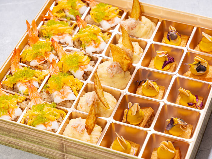 懐石フレンチ 若鶏と茶碗蒸しの折箱プラン｜懐石フレンチ壱(カイセキ