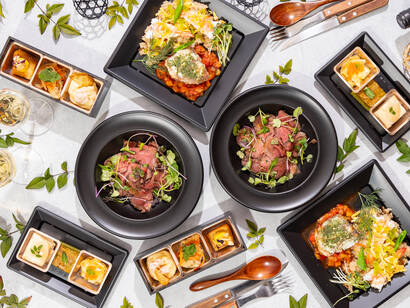 ≪個食≫懐石フレンチ ローストビーフとお魚2種のメインコース