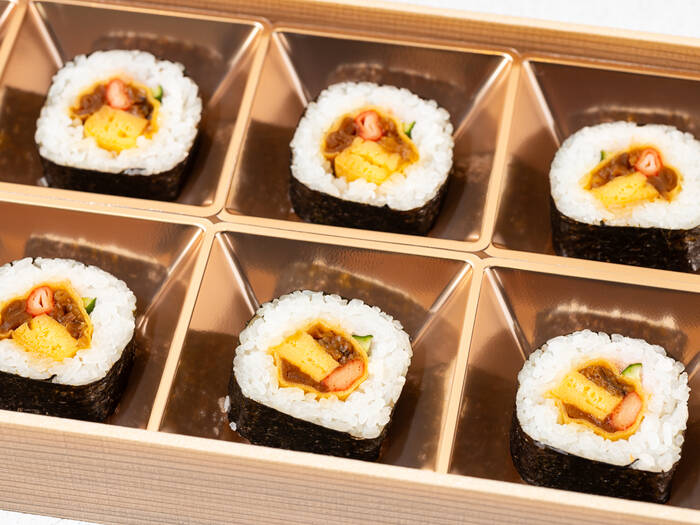 全品折箱入り小分け・藤の三日月プラン｜鮨DINING藤(スシダイニング