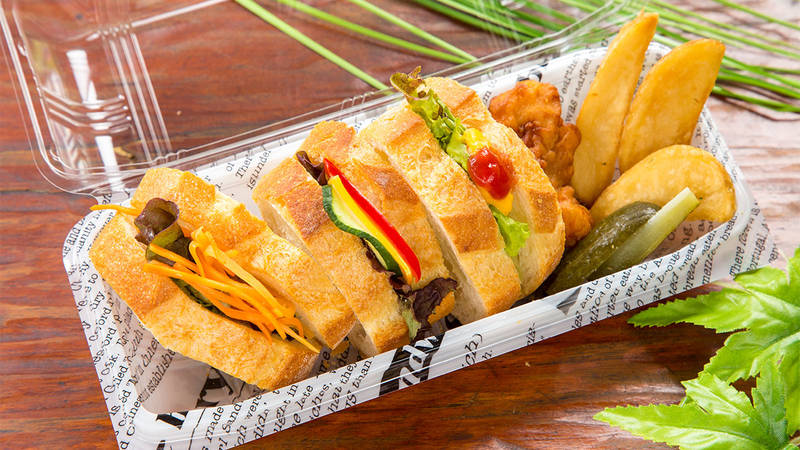 550円サラダサンドボックス(550円/人)